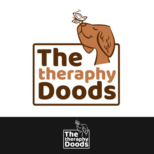 Veterinary logo with the title 'Therapy Doods - Logo'