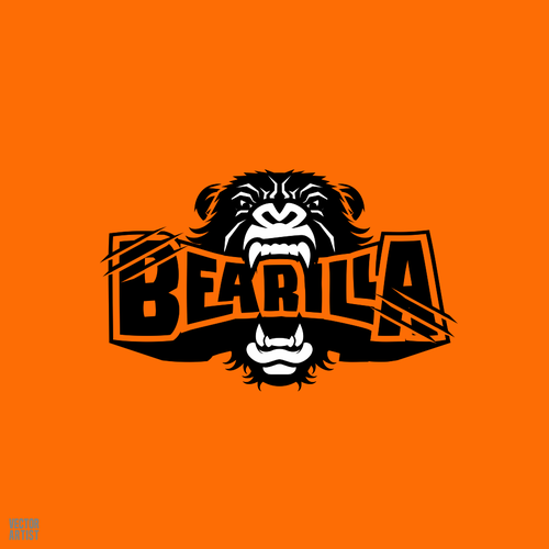 Mascot artwork with the title 'Bearilla'