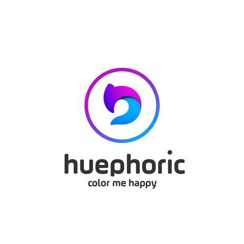 H logo with the title 'Logo design for video Color correction Shop. '
