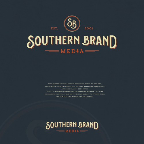 Old school logo with the title 'Vintage Retro Logo Media Co.'