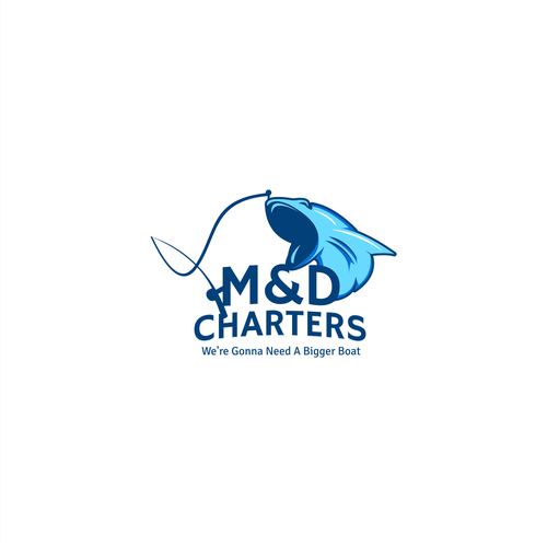 Alligator logo with the title 'Charters Ship Logo'