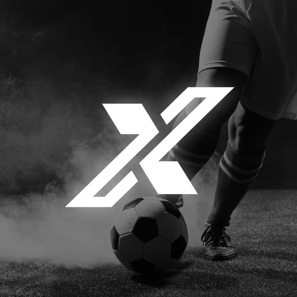 Soccer design with the title 'XOOS'