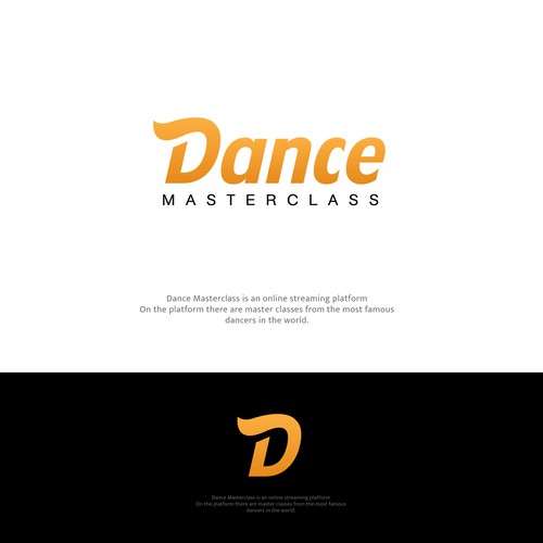 Dance school logo with the title 'Logo For Dance class'