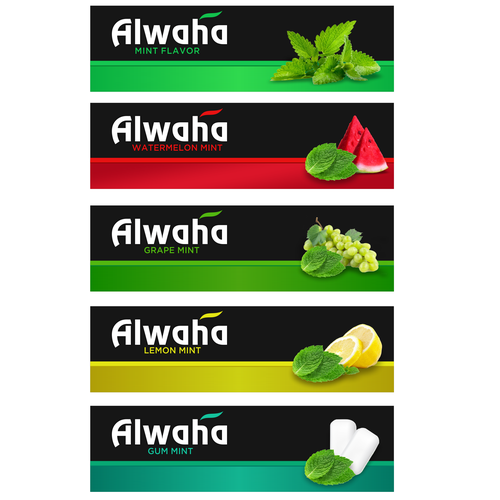 Juice label with the title 'Logo and brand identity designer.'