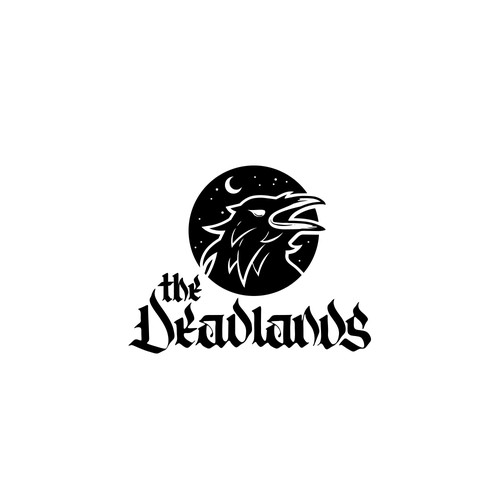 Gothic design with the title 'raven logo'