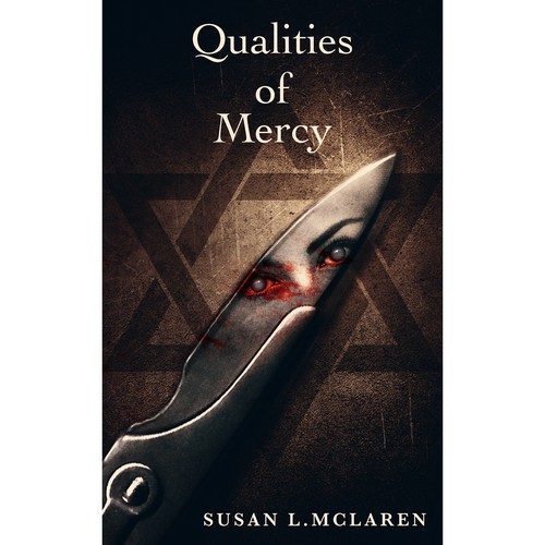 Historical book cover with the title 'Qualities of mercy.'