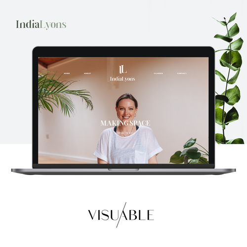 London design with the title 'Yoga Teacher '