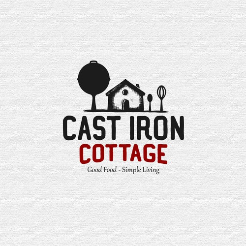 Podcast logo with the title 'Cast Iron Cottage'