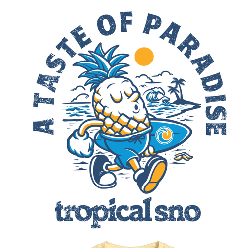 Adventure t-shirt with the title 'Tropical sno'