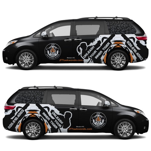 Decal design with the title 'car wrap'