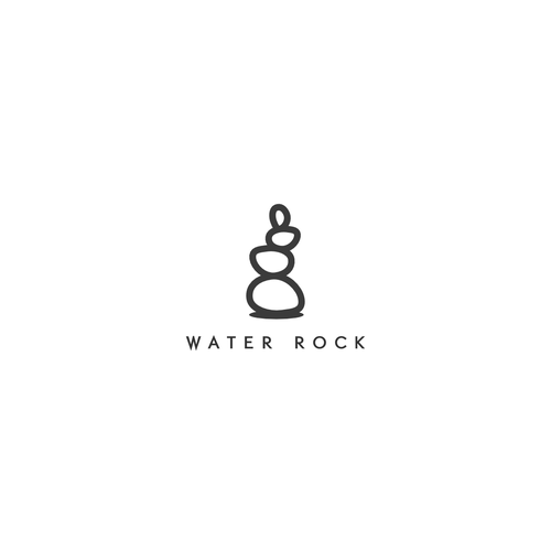 Film production logo with the title 'Water Rock'