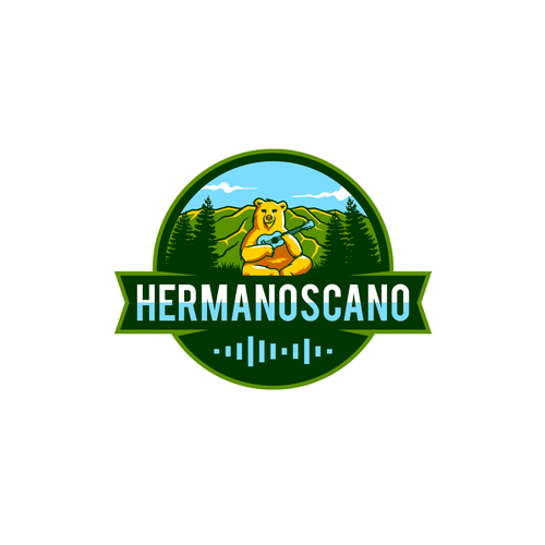 Sound design with the title 'California Bass Music Producer Logo'