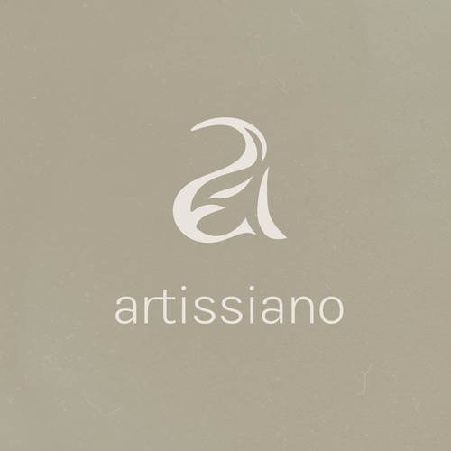 Organic design with the title 'Minimal, Elegant and Appealing Monogram for a Premium Embroidery Brand'