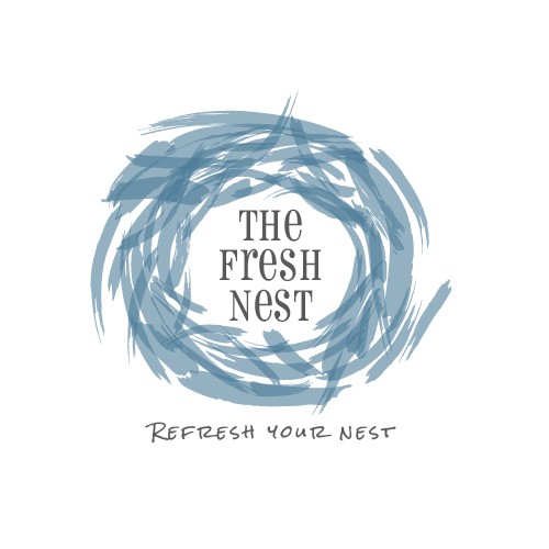 Imagine logo with the title 'Create a cool logo for a new home/interior design company, The Fresh Nest.'