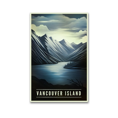 Travel illustration with the title 'Travel Poster Contest Entry'