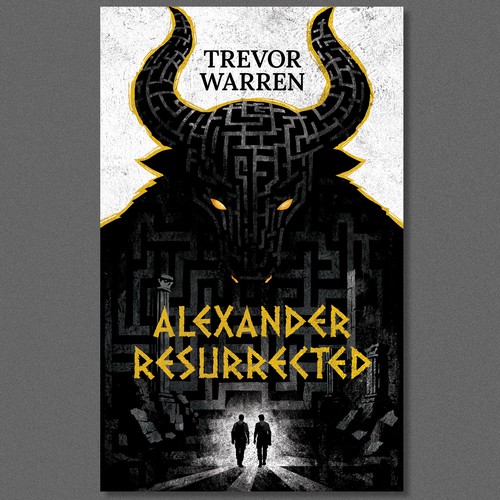 Design with the title 'Book cover illustration'