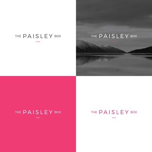 Invite design with the title 'The Paisley Box'