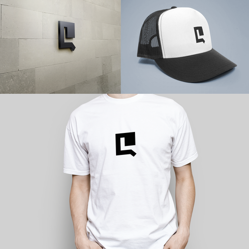 Q design with the title 'EDM producer logo: D&B, Dub, Future Bass.'