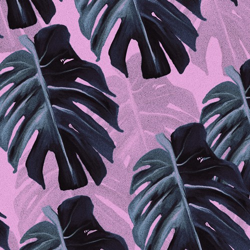 Print illustration with the title 'Bold Print for Swimwear'