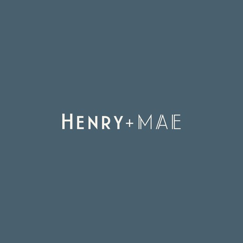 Art Deco brand with the title 'Henry + Mae'
