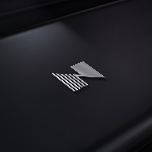 Industrial brand with the title 'Logo Design'