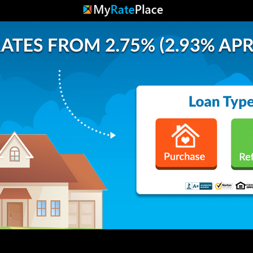 Call to action design with the title 'High Converting Landing Page for Mortgage Lender'