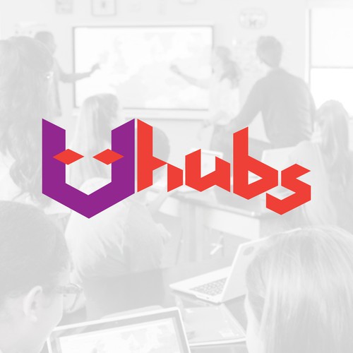 Different design with the title 'Geometric logo design'