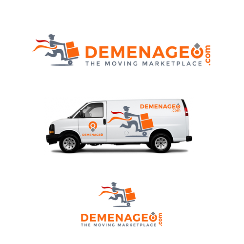 Service design with the title 'Demenageo.com'