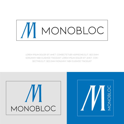 Stationery logo with the title 'clean and timeless logo for stationary brand'