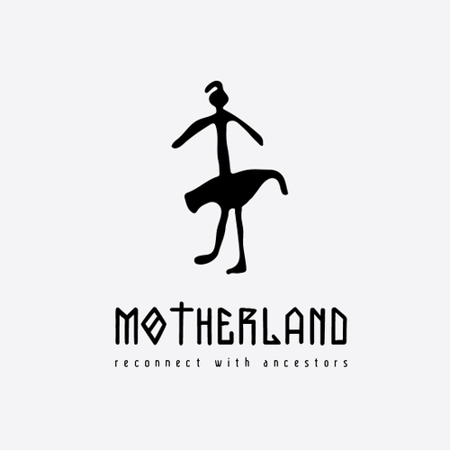Cosmetics logo with the title '▲▼ ▲ Motherland Called. She needs a logo. Up for a challenge? Show her what ya got. ▲▼ ▲'
