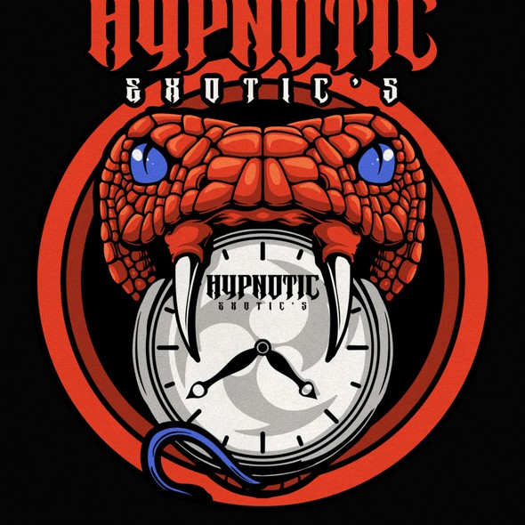 Snake logo with the title 'Hypnotic'