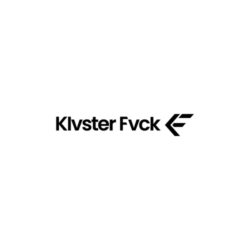 Skateboard logo with the title 'Klvster Fvck'