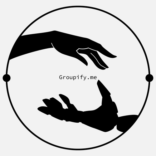 IT brand with the title 'Logo concept for a Groupify.me'