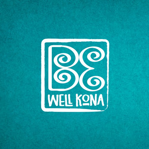 Brush stroke logo with the title 'Tropical Hawaii waterfront wellness boutique logo'