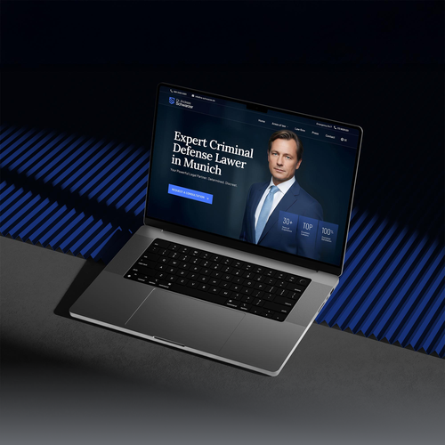 Attorney website with the title 'Law firm Website'