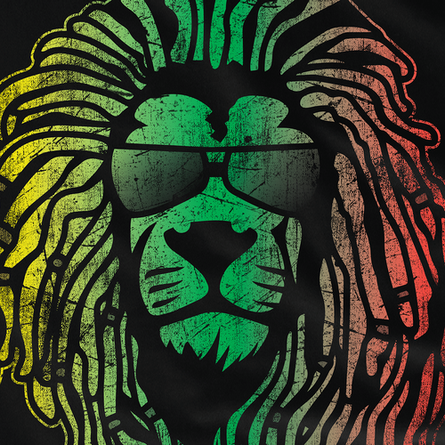 Bold t-shirt with the title 'Create a Rasta / Reggae design for a MENS TSHIRT'