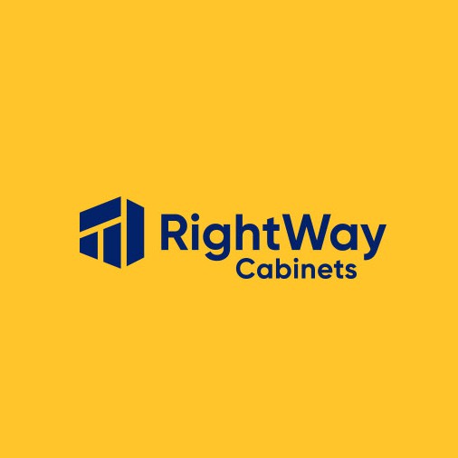 Interior design logo with the title 'RightWay Cabinets Logo'