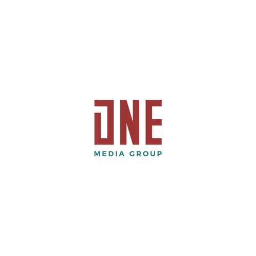 Media brand with the title 'Logo Design for One Media Group'