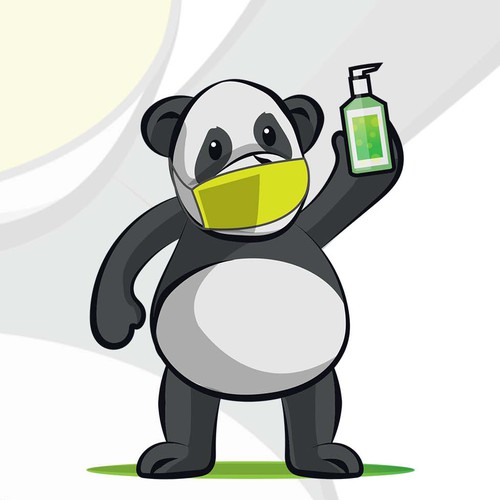 Sanitary design with the title 'Mascot for The Outbreak Store'