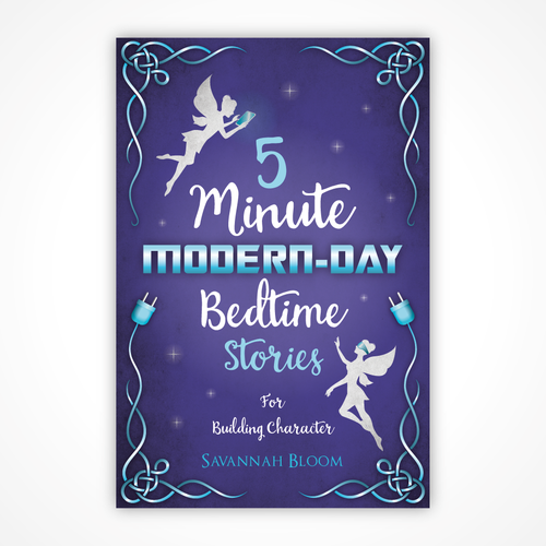 Illustration book cover with the title 'Book cover design'