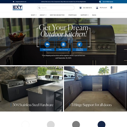 Website with the title 'Extcabinet'