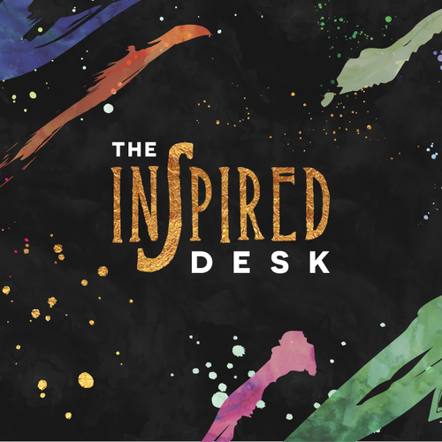 Pretty logo with the title 'The Inspired Desik'