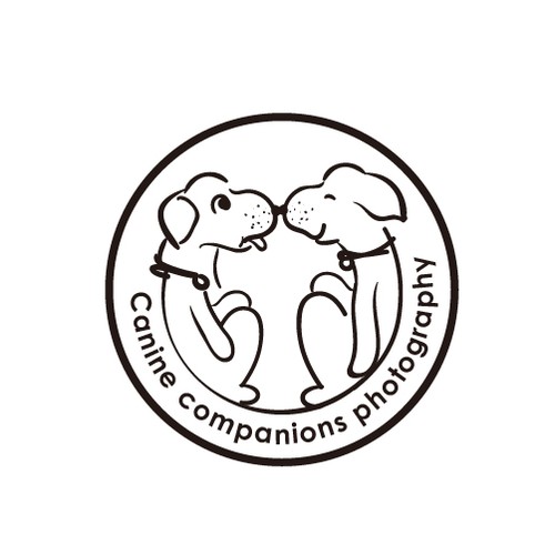 Puppy logo with the title 'Animals pet shop. Dog '