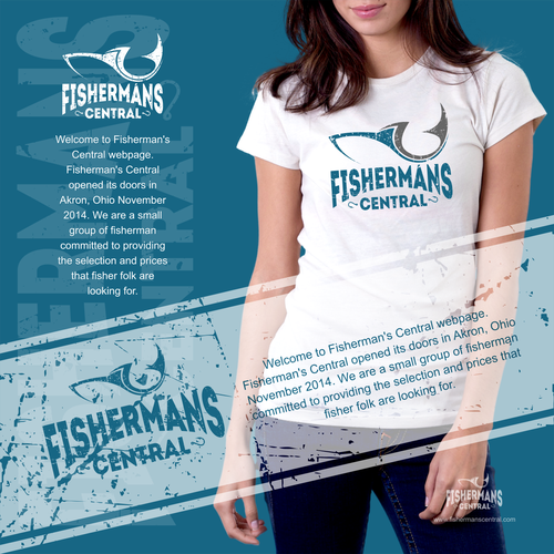 Fishing t-shirt with the title 'Fishermans Central'
