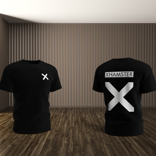 Geometric t-shirt with the title 'xHamster T-Shirt Design Contest '
