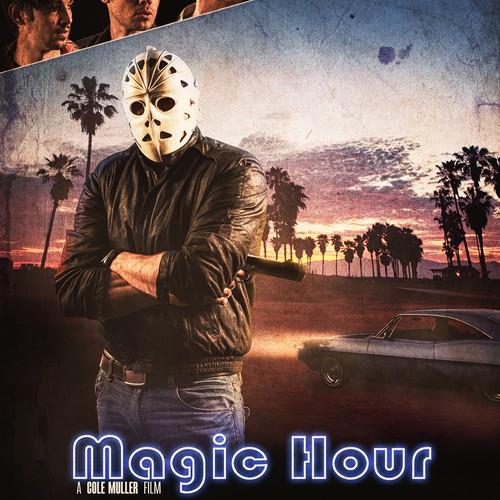 Movie poster artwork with the title 'Magic Hour'