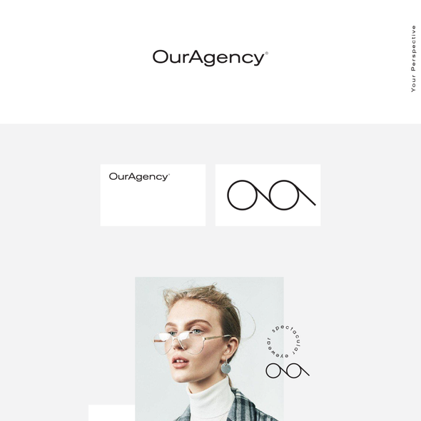 Modernist design with the title 'Logo Design Visual Identity For Sun Glass Brand'