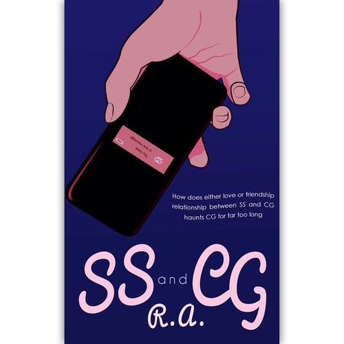 Personalized design with the title 'Phone in Hand - SS and CG'