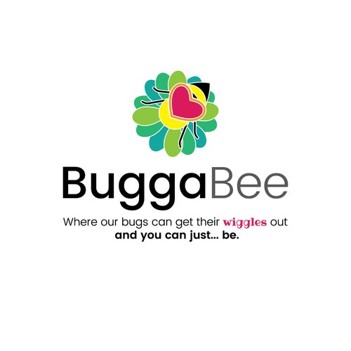 Child brand with the title 'Logo to unite a daycare with a workplace for adults'