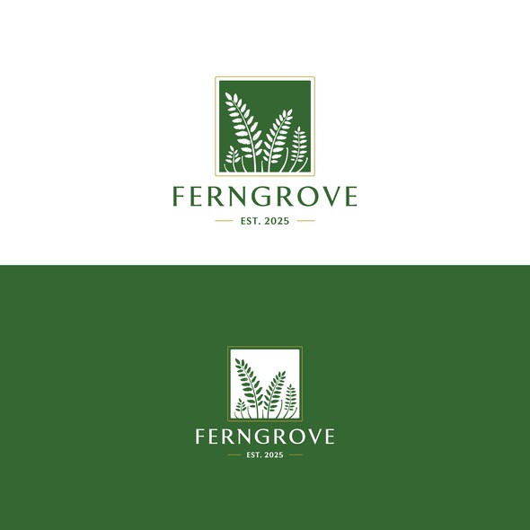 Fern design with the title 'Elegant Property Logo'